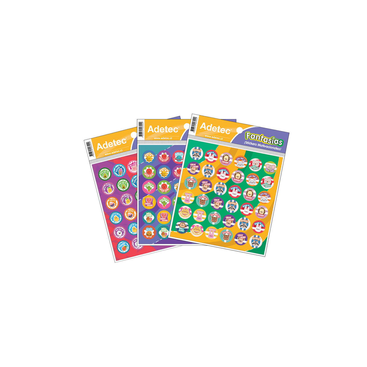 Etiquetas adhesivas Adetec incentivo inglés 15,5 cm-1