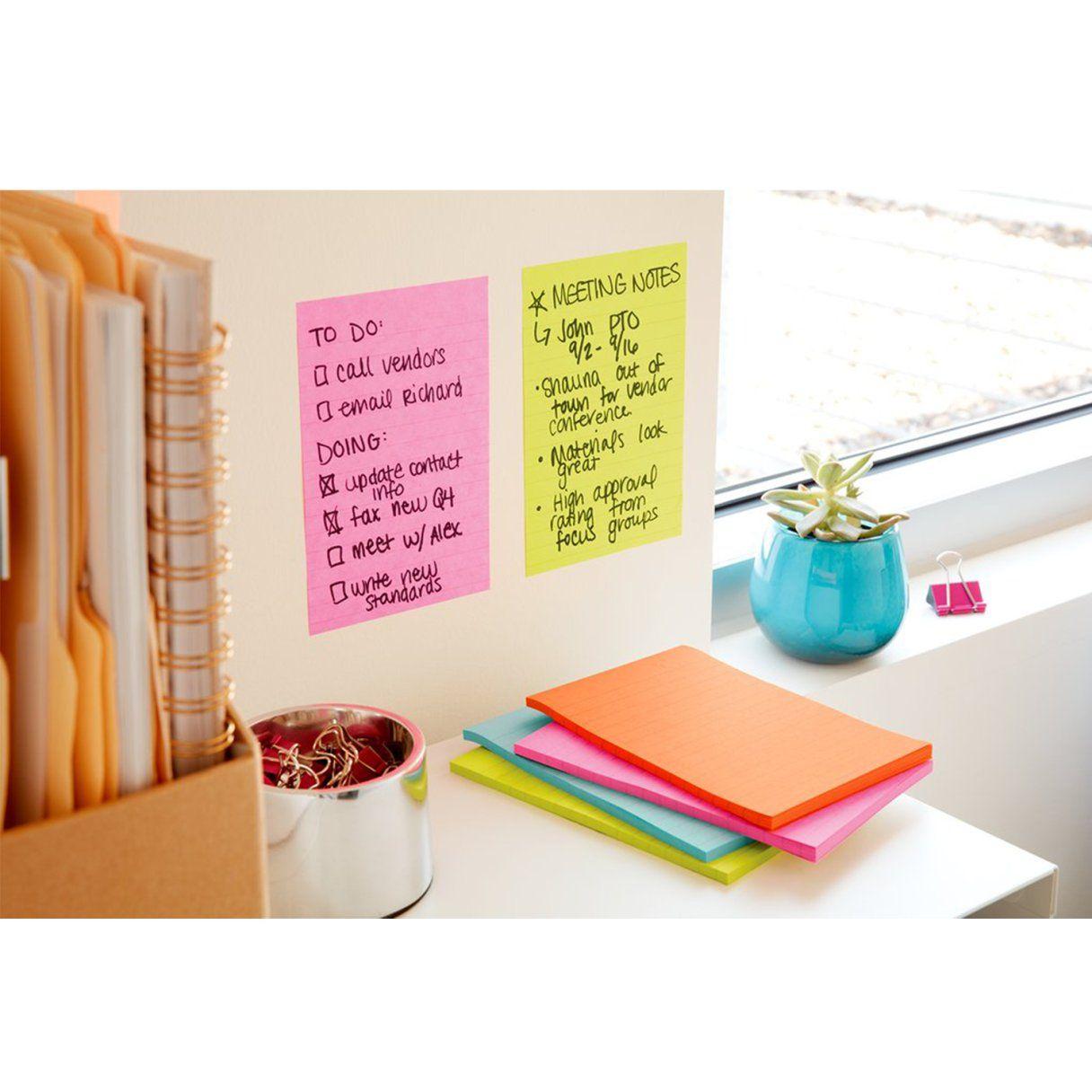 Nota adhesiva Post-It 4622 tamaños surtidos 180 hojas-5