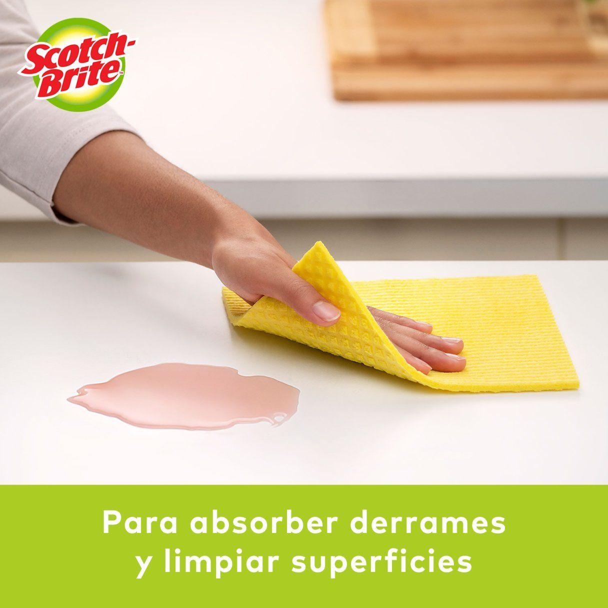 Paño absorbente 3M Scotch Brite celulosa 38x38 cm-1