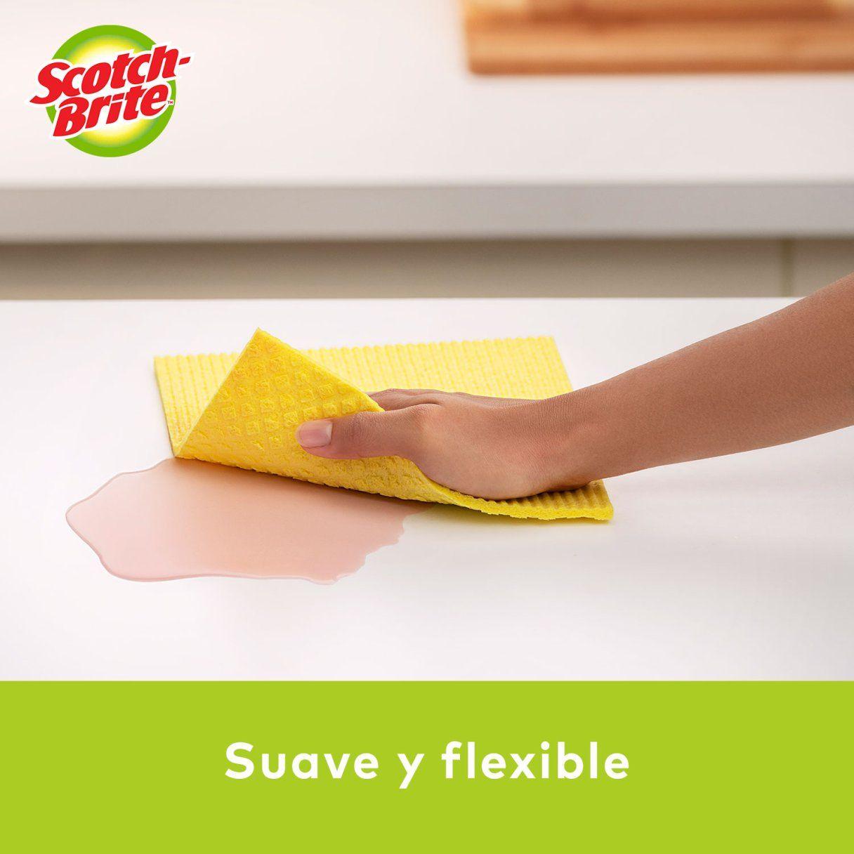 Paño absorbente 3M Scotch Brite celulosa 38x38 cm-2