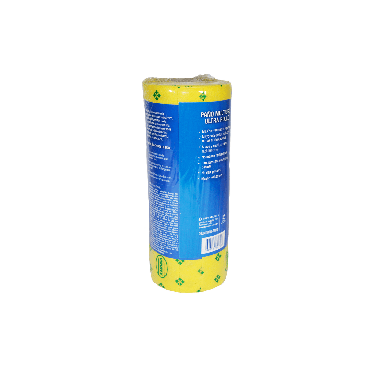 Paño absorbente Virutex prepicado 22x23 cm rollo de 20 unidades-2