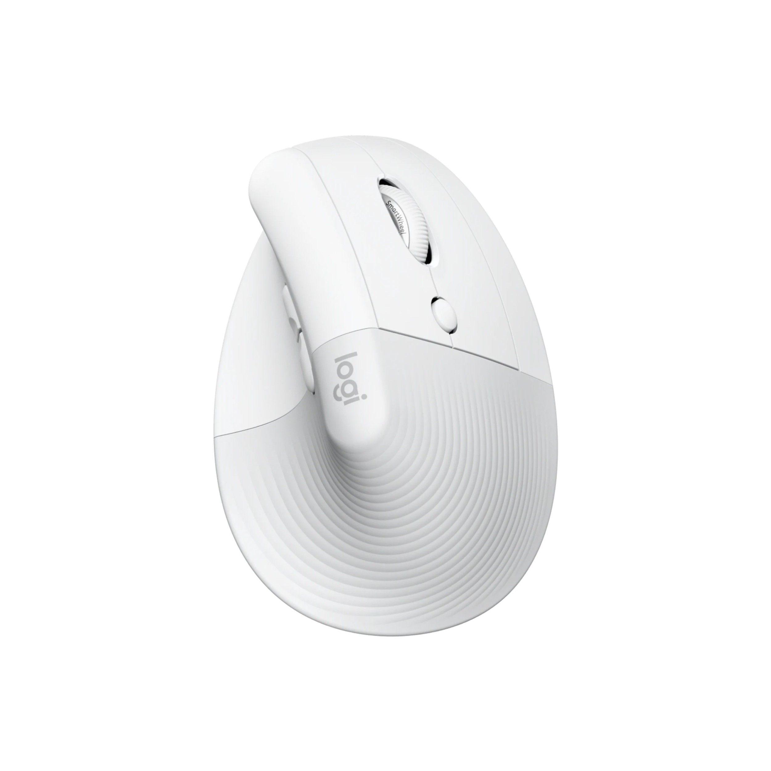 Mouse inalámbrico Logitech Lift Vertical blanco-2