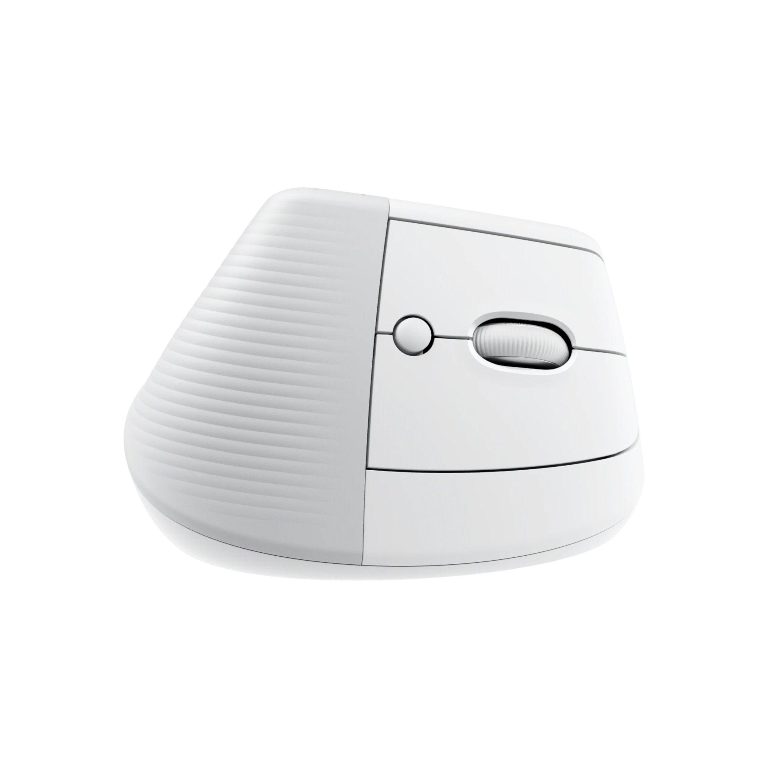 Mouse inalámbrico Logitech Lift Vertical blanco-3