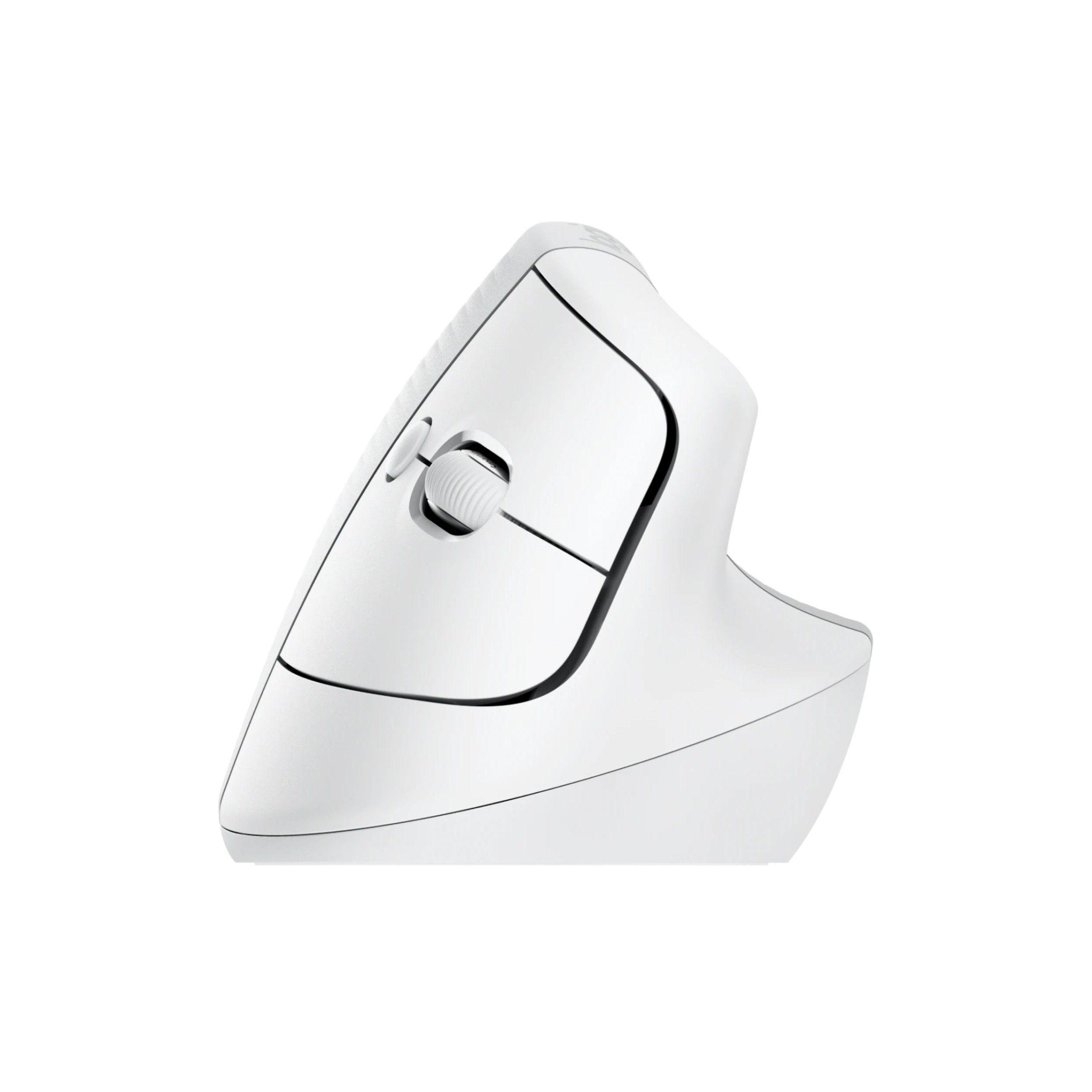 Mouse inalámbrico Logitech Lift Vertical blanco-4