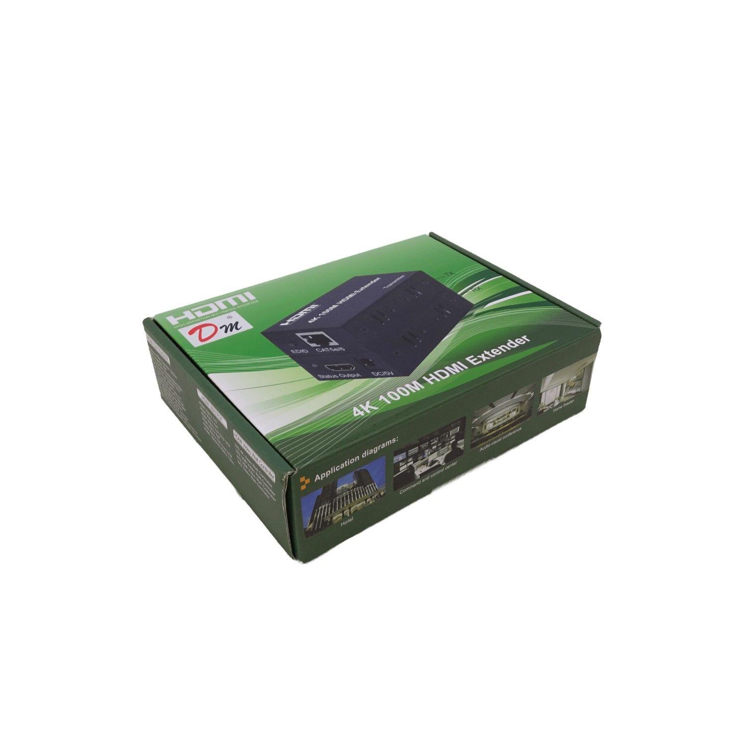 Cable de extensión HDMI 4K UTP CAT5E/CAT6 100 m con 5V 1A-5