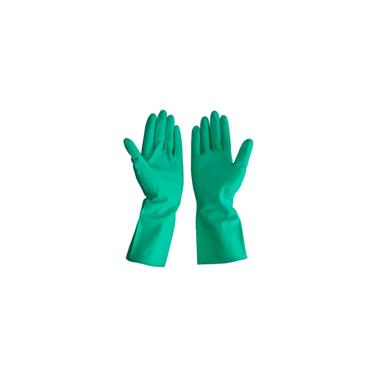 Guantes de nitrilo Tresor industriales talla L color verde-2