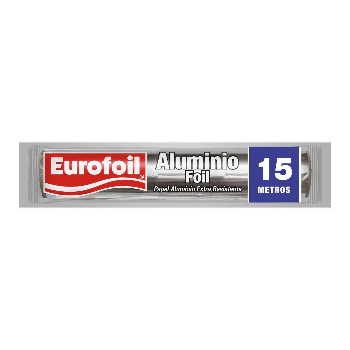 Papel de aluminio Eurofoil 30 cm x 15 m básico-1
