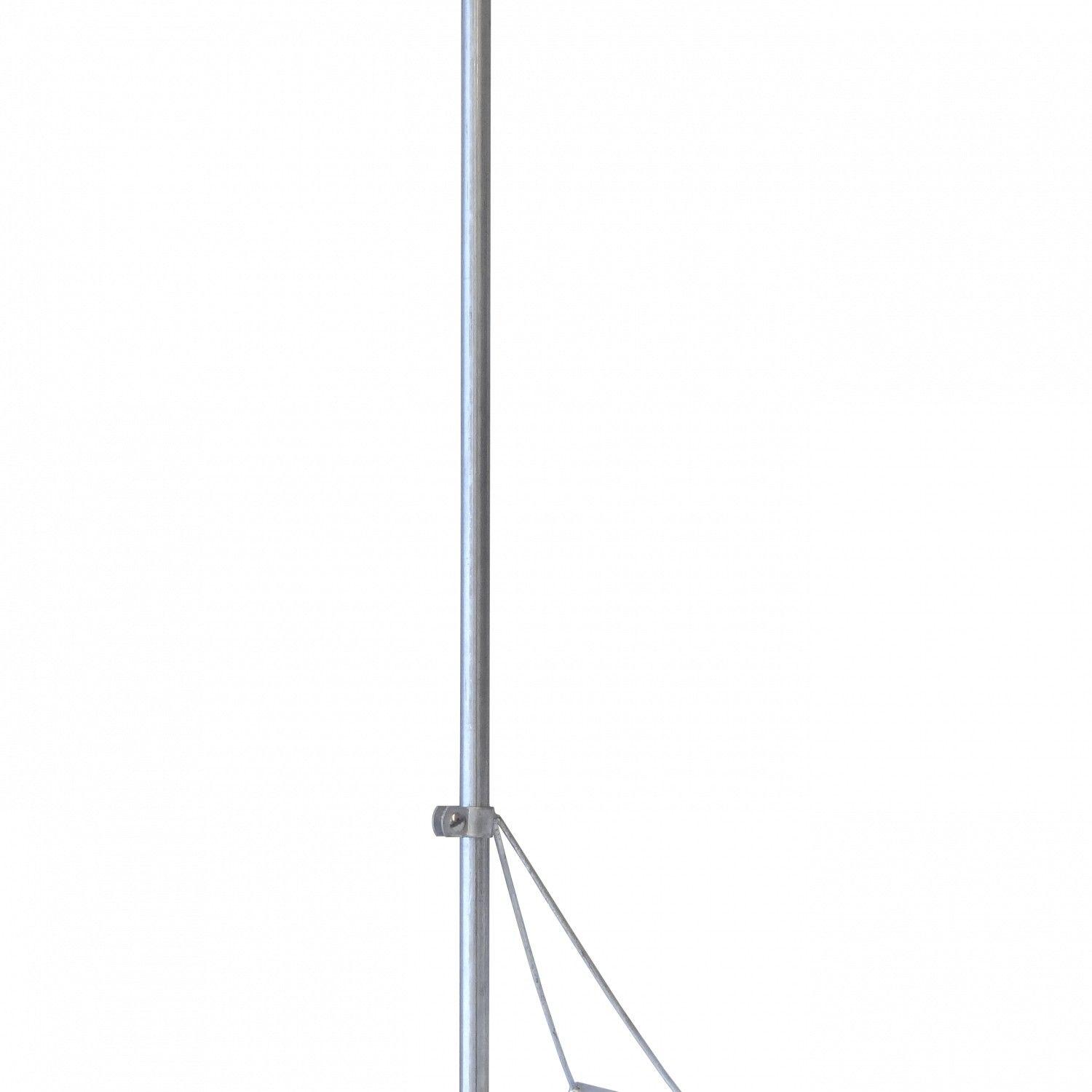 Trípode 120 cm con base cuadrada de 24x24 cm galvanizado-1