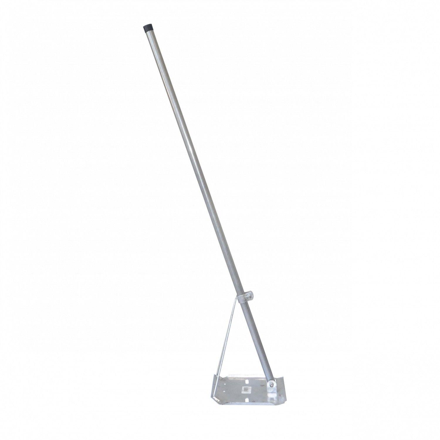 Trípode 120 cm con base cuadrada de 24x24 cm galvanizado-4