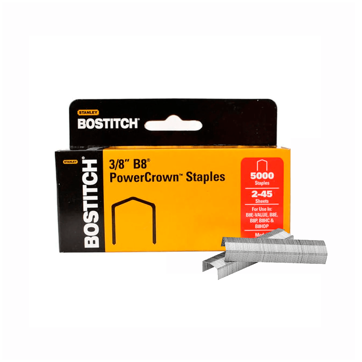 Corchetes Bostitch Stcr-2115 3/8'' Caja de 5000 unidades-0