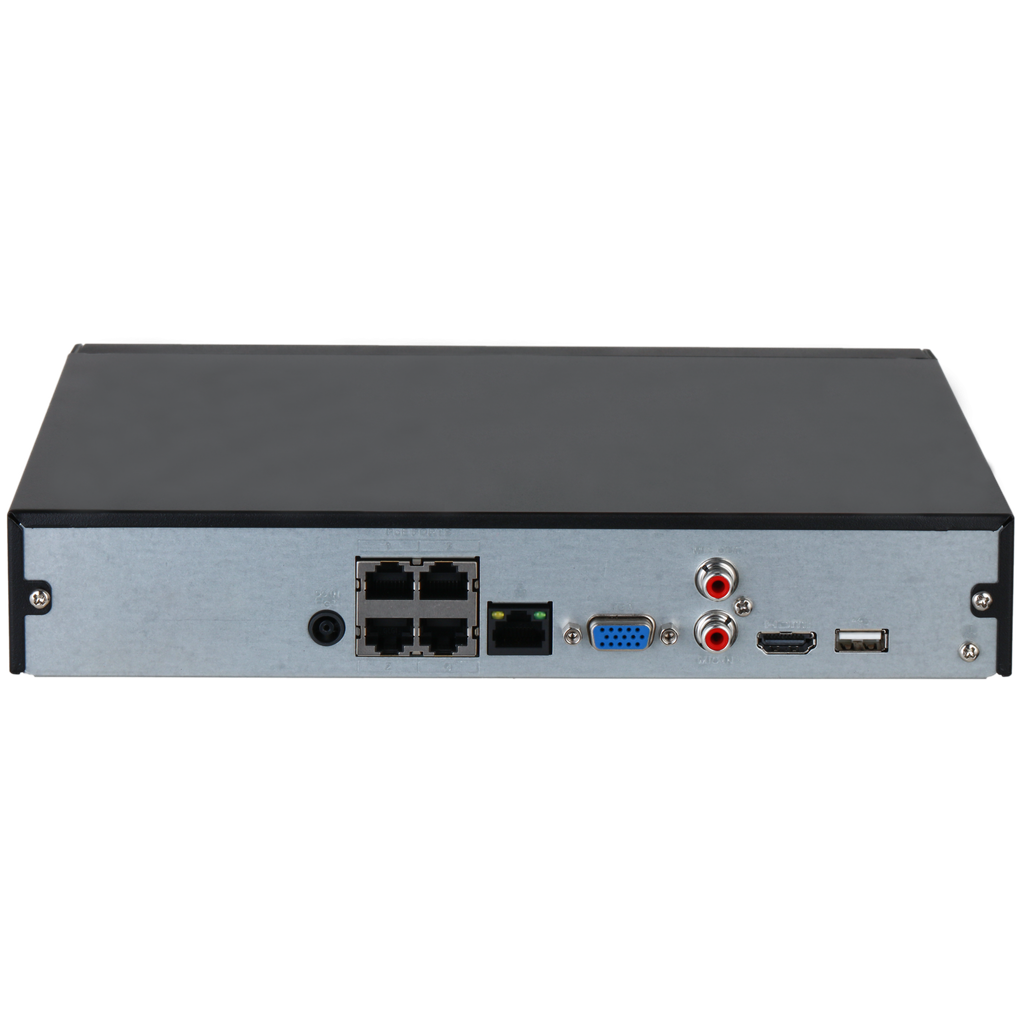 NVR Dahua 4 canales con 4 puertos POE SMD PLUS-1