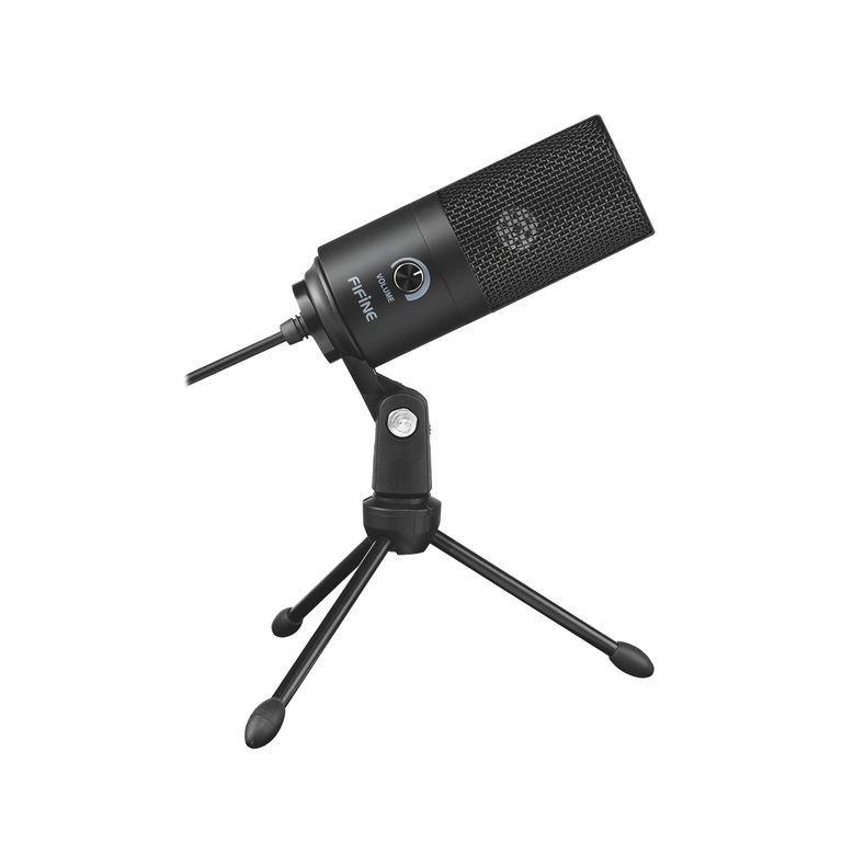 Micrófono condensador Fifine K669B USB plug & play negro-4