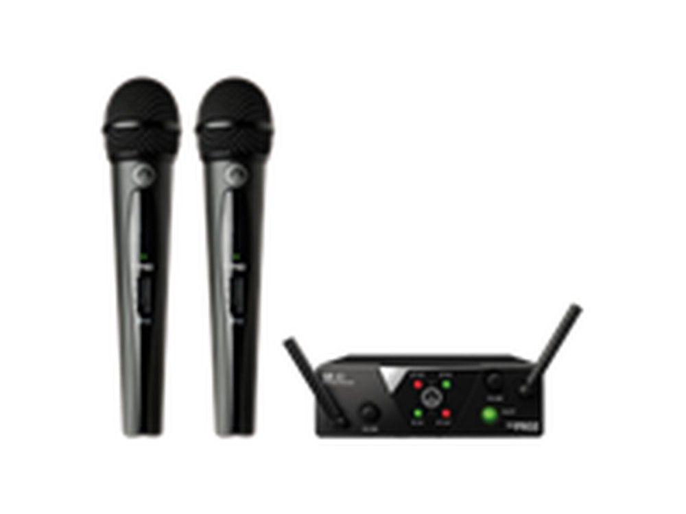 Sistema de micrófono inalámbrico AKG WMS40 dual vocal 2.4 GHz-1