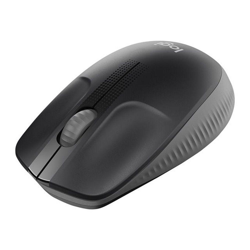 Mouse inalámbrico Logitech M190 2.4 GHz negro/gris-0