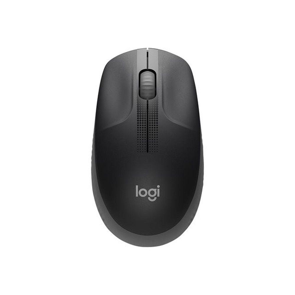 Mouse inalámbrico Logitech M190 2.4 GHz negro/gris-2