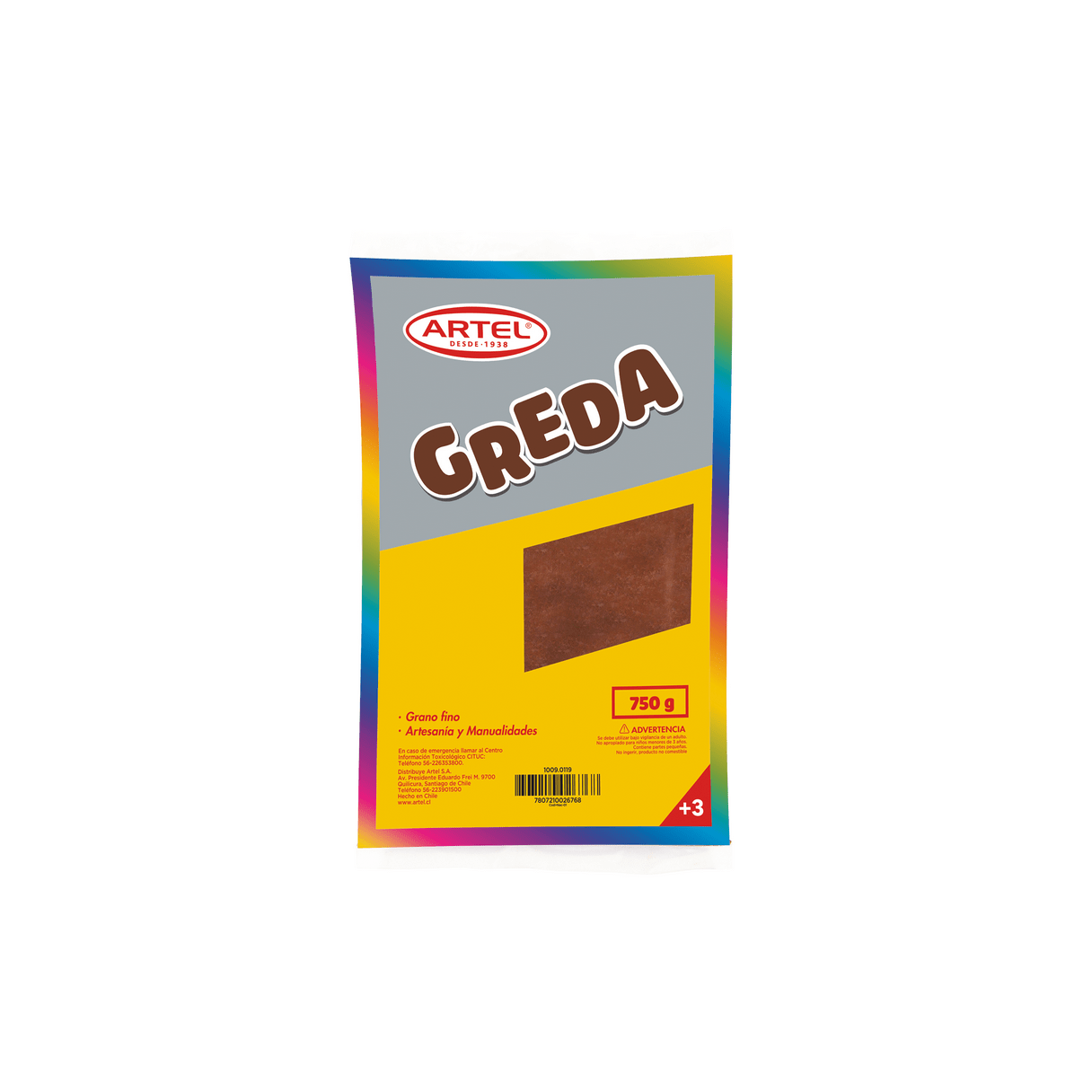 Greda Artel fina 750 g-1