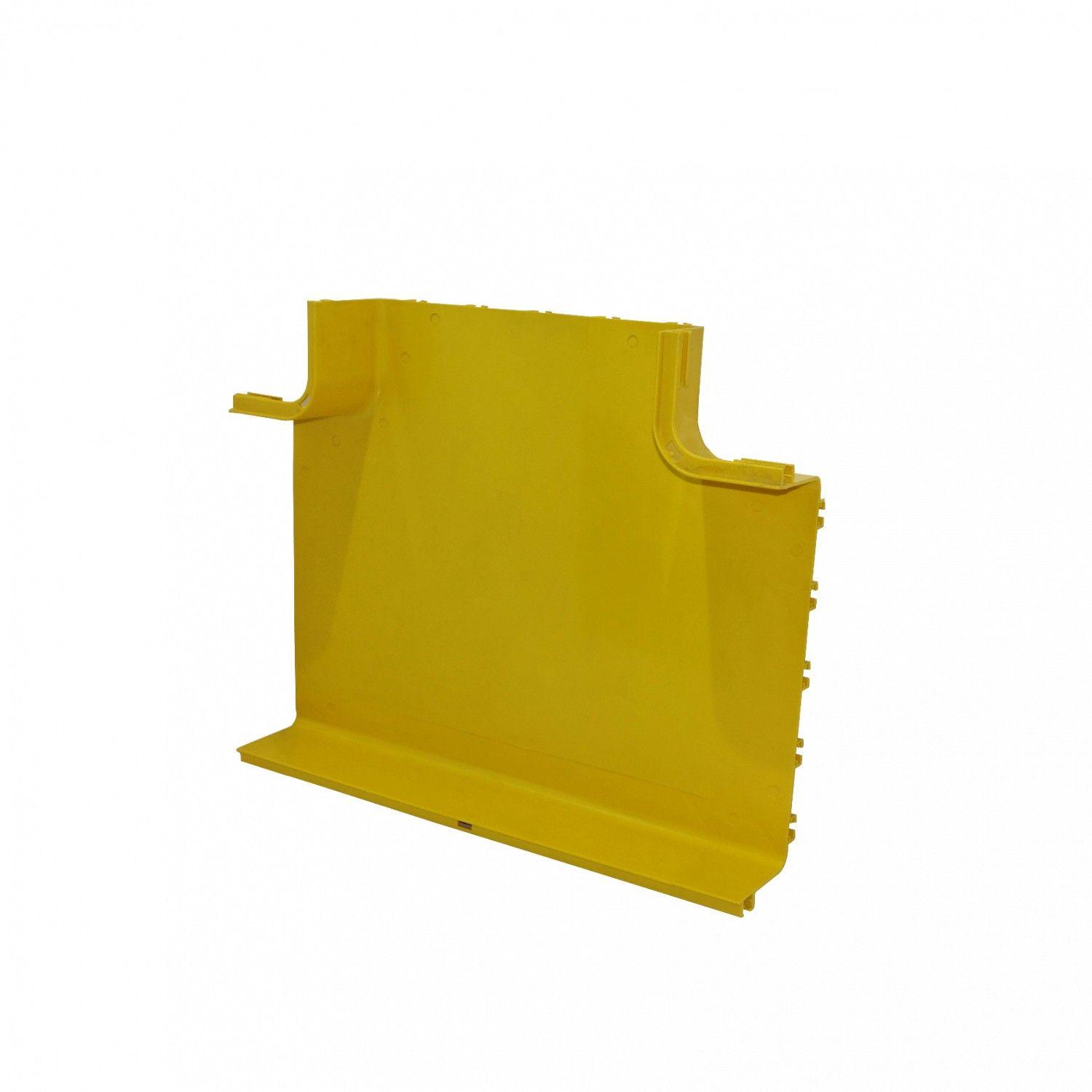 Derivación horizontal Tee 360x100 mm macho PC+ABS LSZH amarillo-5