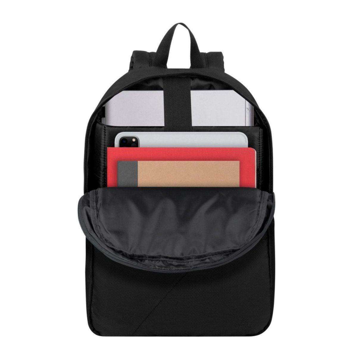 Mochila Rivacase Komodo 15.6" con diseño elegante y funcionalidad versátil negro-2