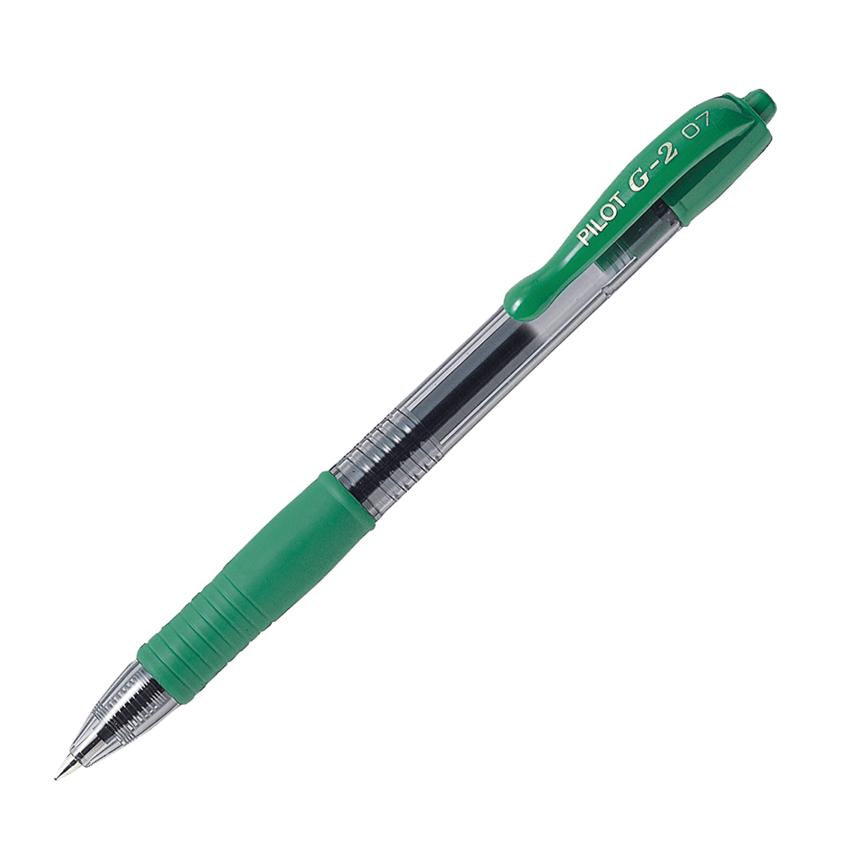 Bolígrafo gel Pilot G-2 retráctil 0,7 mm verde-1