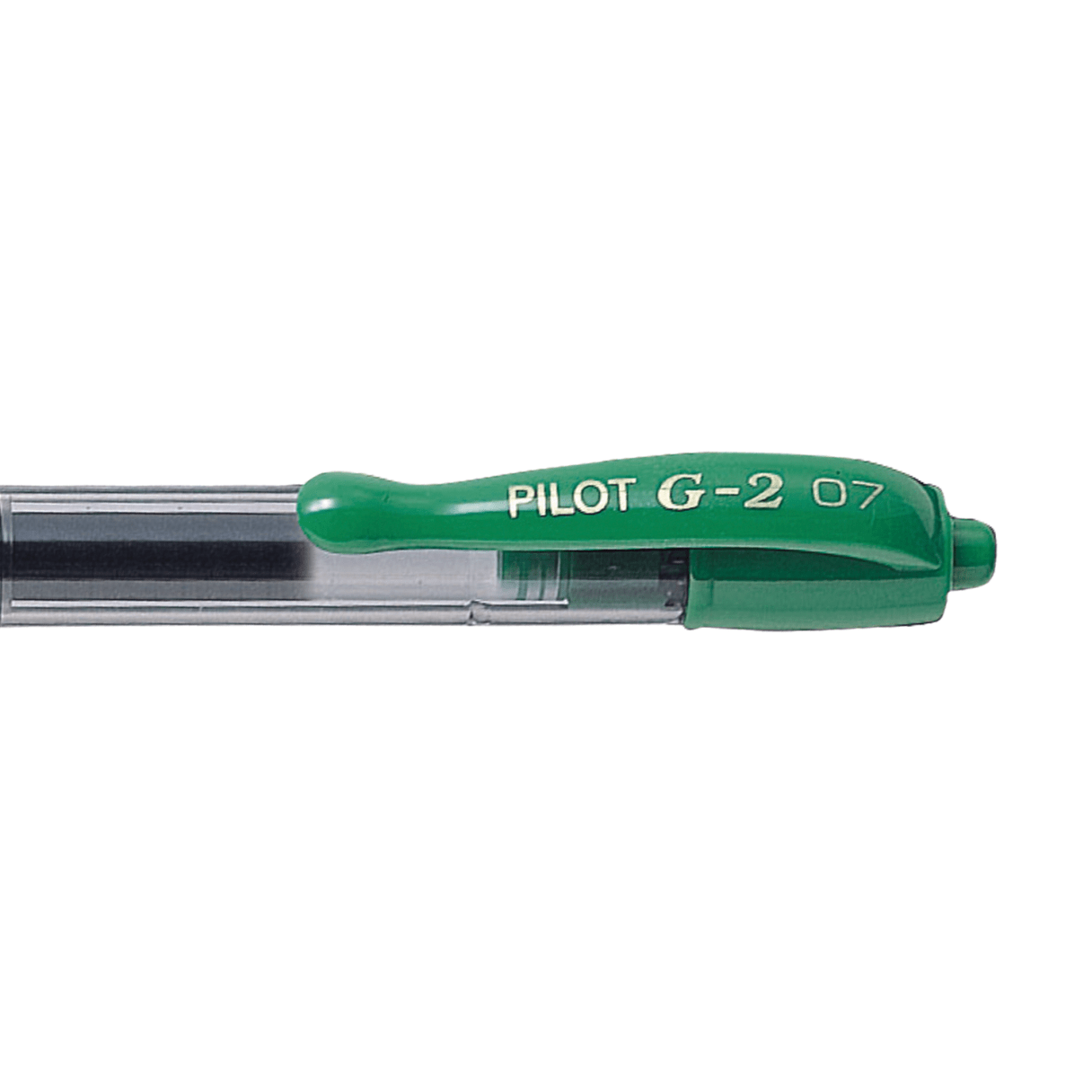 Bolígrafo gel Pilot G-2 retráctil 0,7 mm verde-3