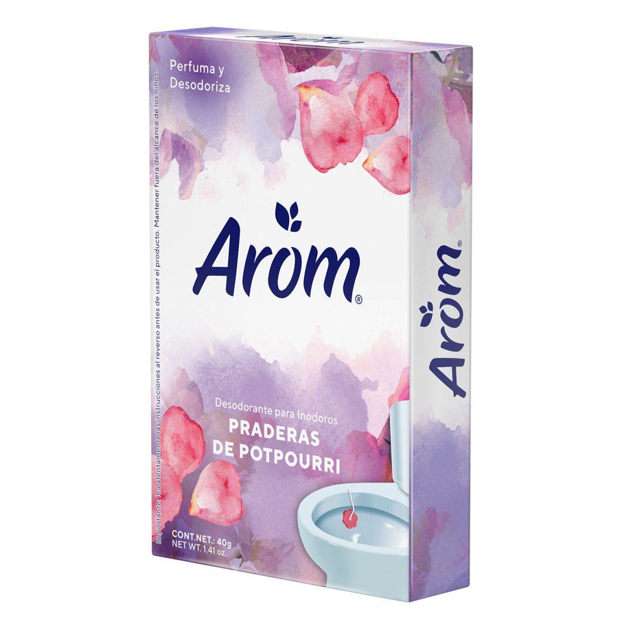 Desodorante para WC Arom Pastilla Praderas de Potpurrí 40 g-1