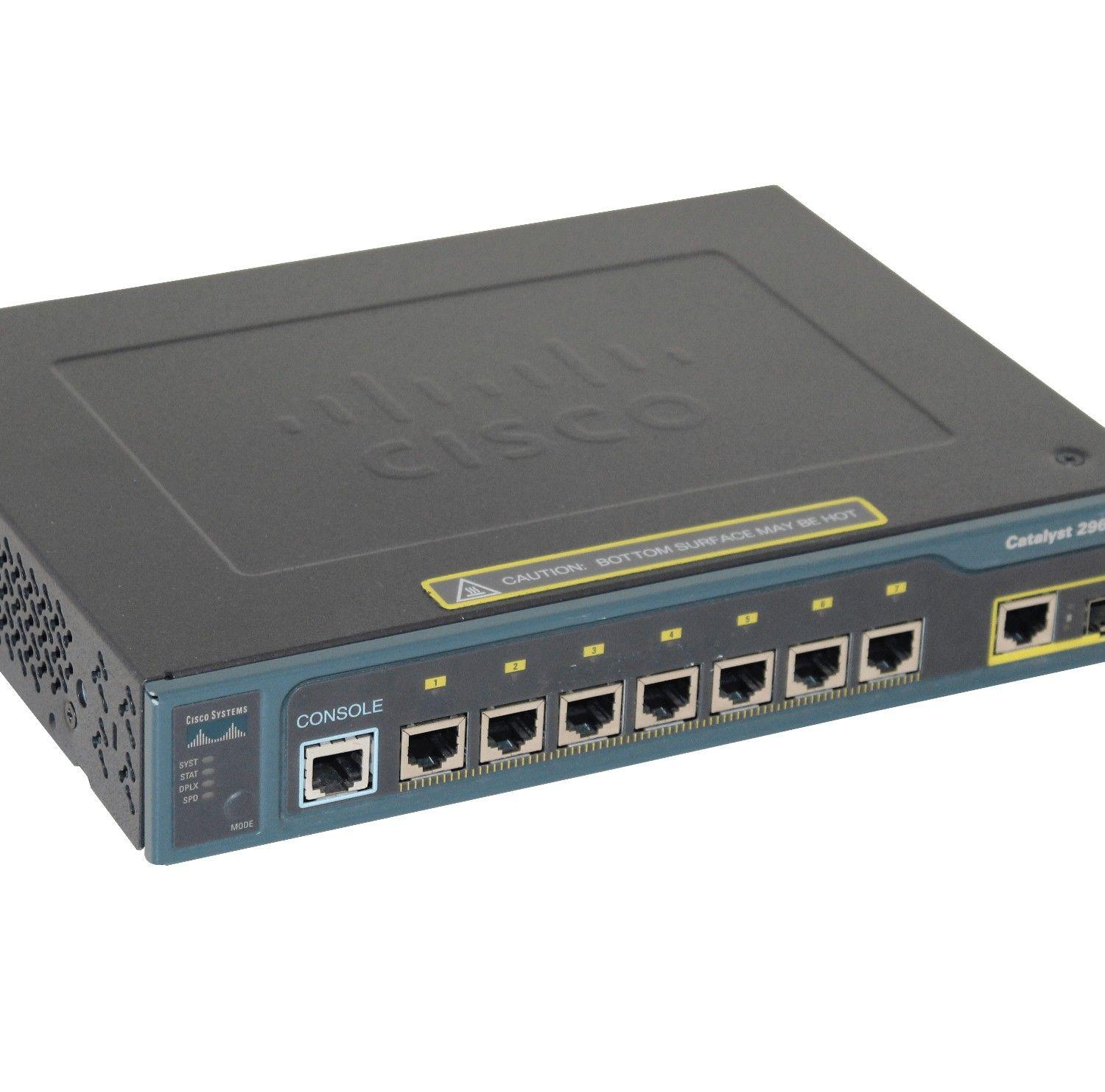 Switch Cisco Catalyst 8p SFP-Combo RS232-RJ45 refaccionado-2