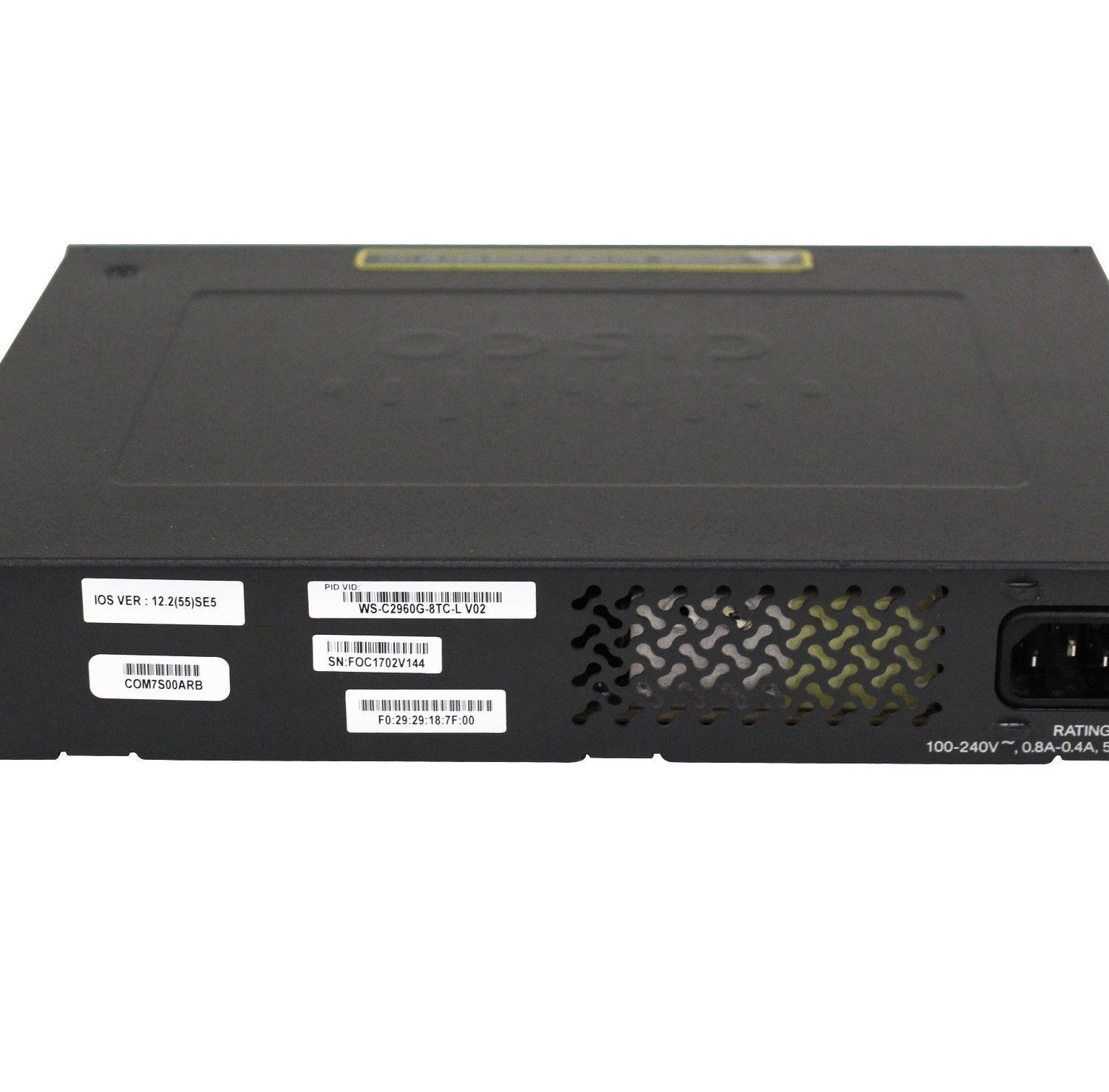 Switch Cisco Catalyst 8p SFP-Combo RS232-RJ45 refaccionado-3