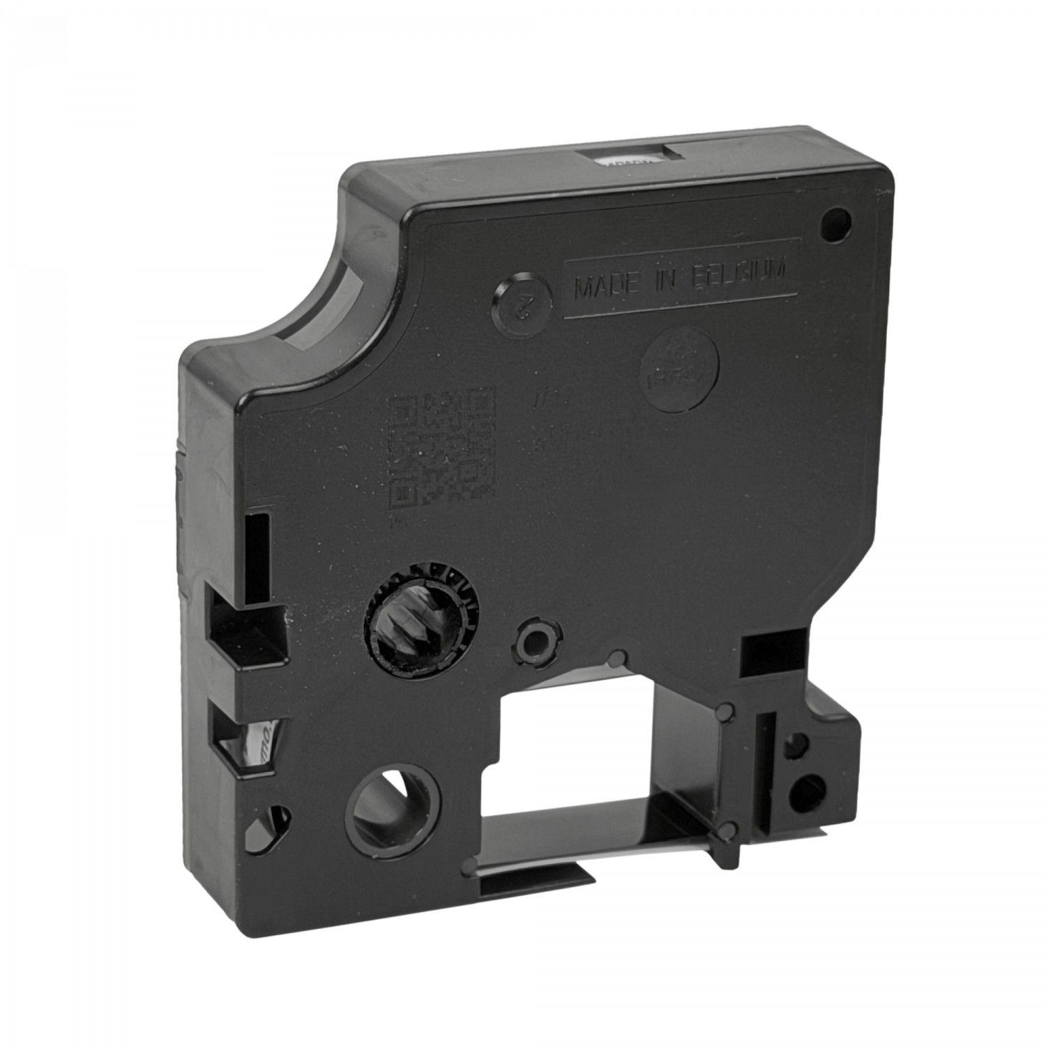 Cinta de etiqueta Dymo D1 12 mm 7 m negro en fondo blanco-2