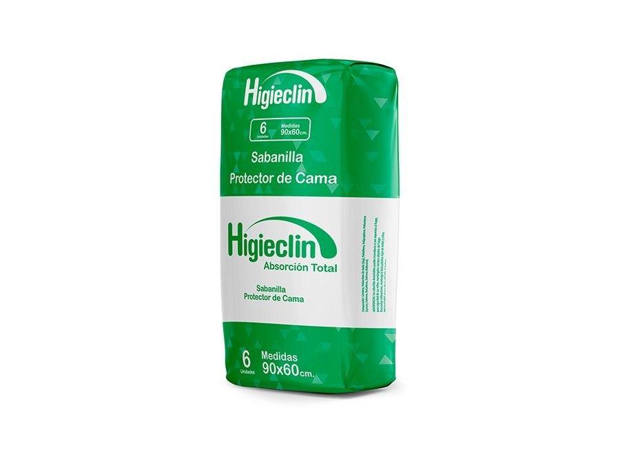 Sabanilla desechable Higieclin con gel 6 unidades-0