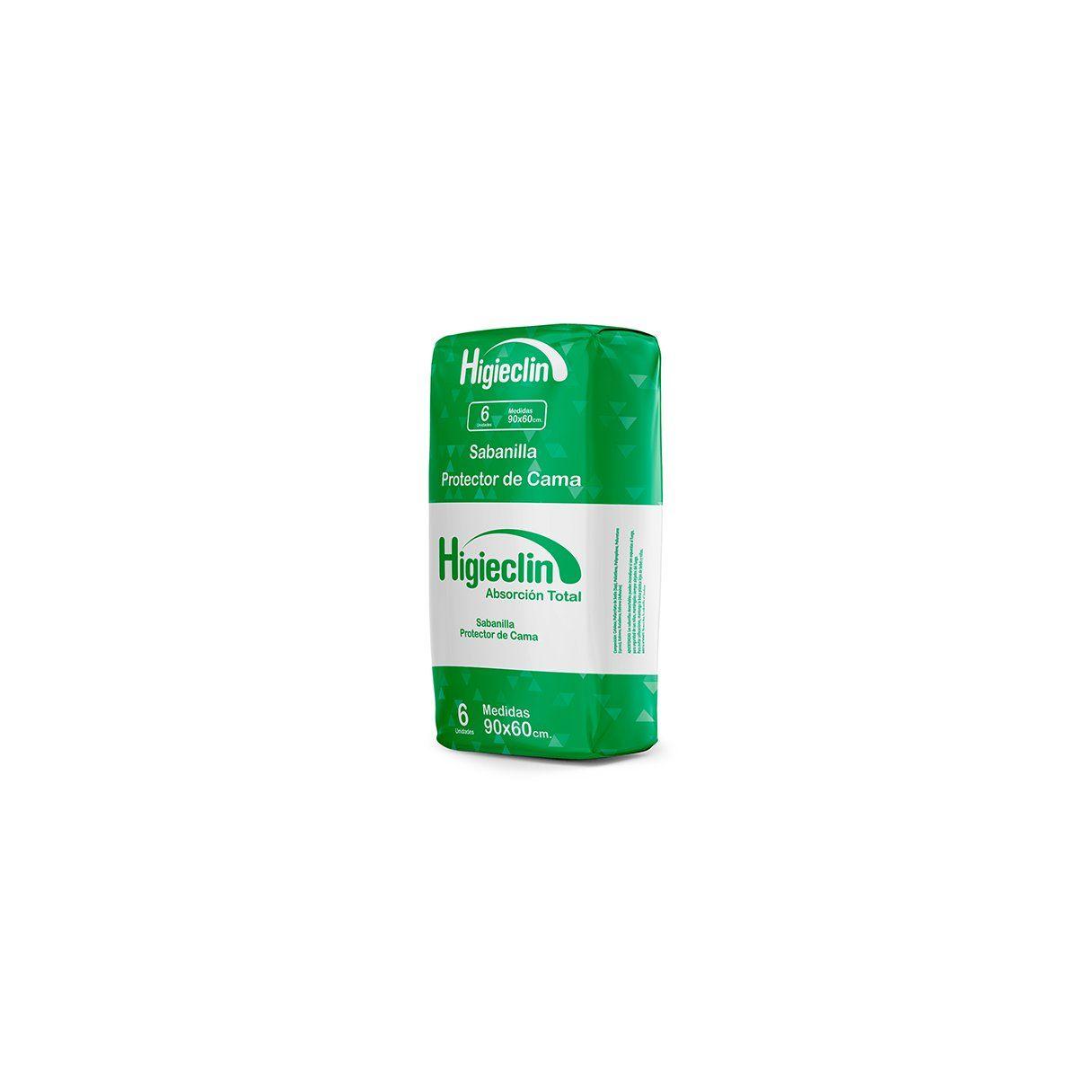 Sabanilla desechable Higieclin con gel 6 unidades-1
