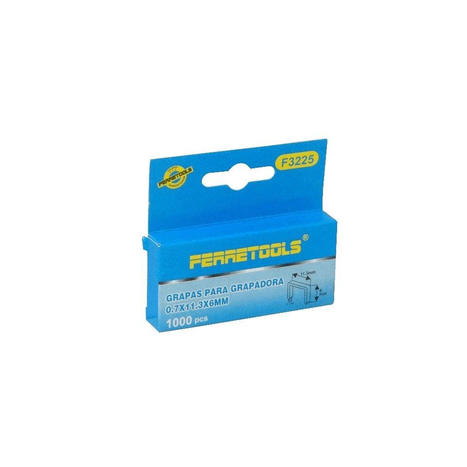 Corchetes Kamasa 6 mm rectangulares 1000 unidades 0,7x6x11,3 mm-3