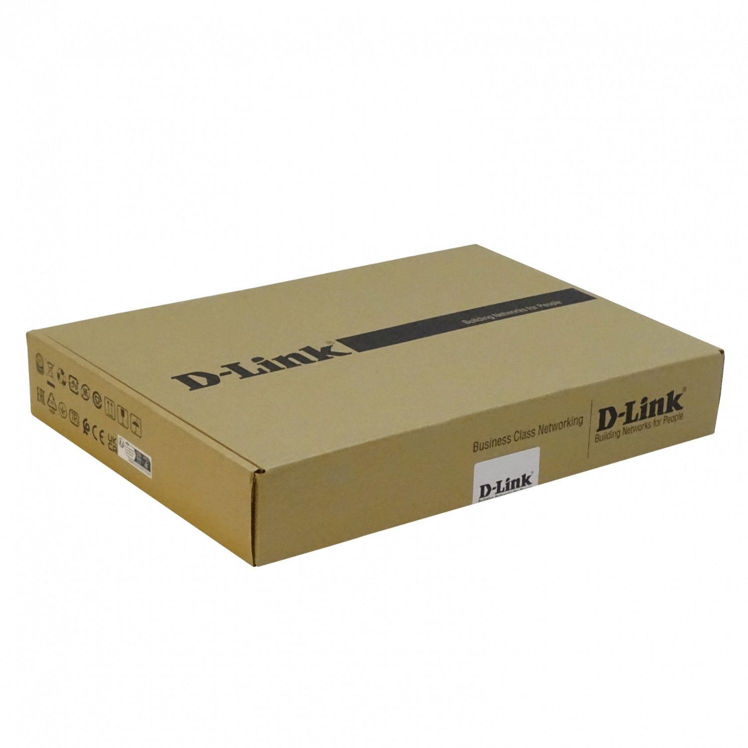 Switch D-Link 24 Puertos PoE+ 370 W con 4 SFP+ 10G-4