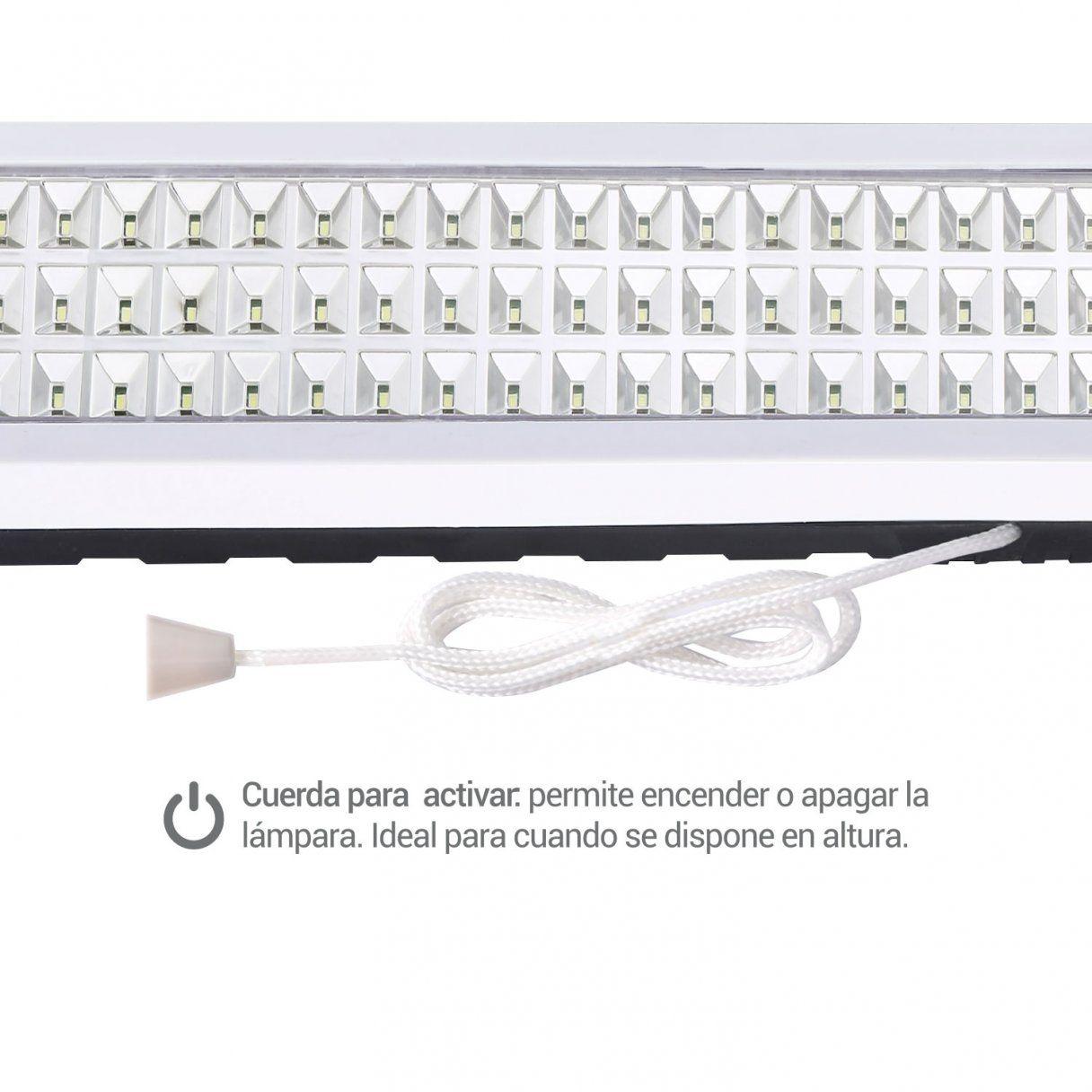 Lámpara de emergencia Powerlab 90 LED recargable 14 horas-4