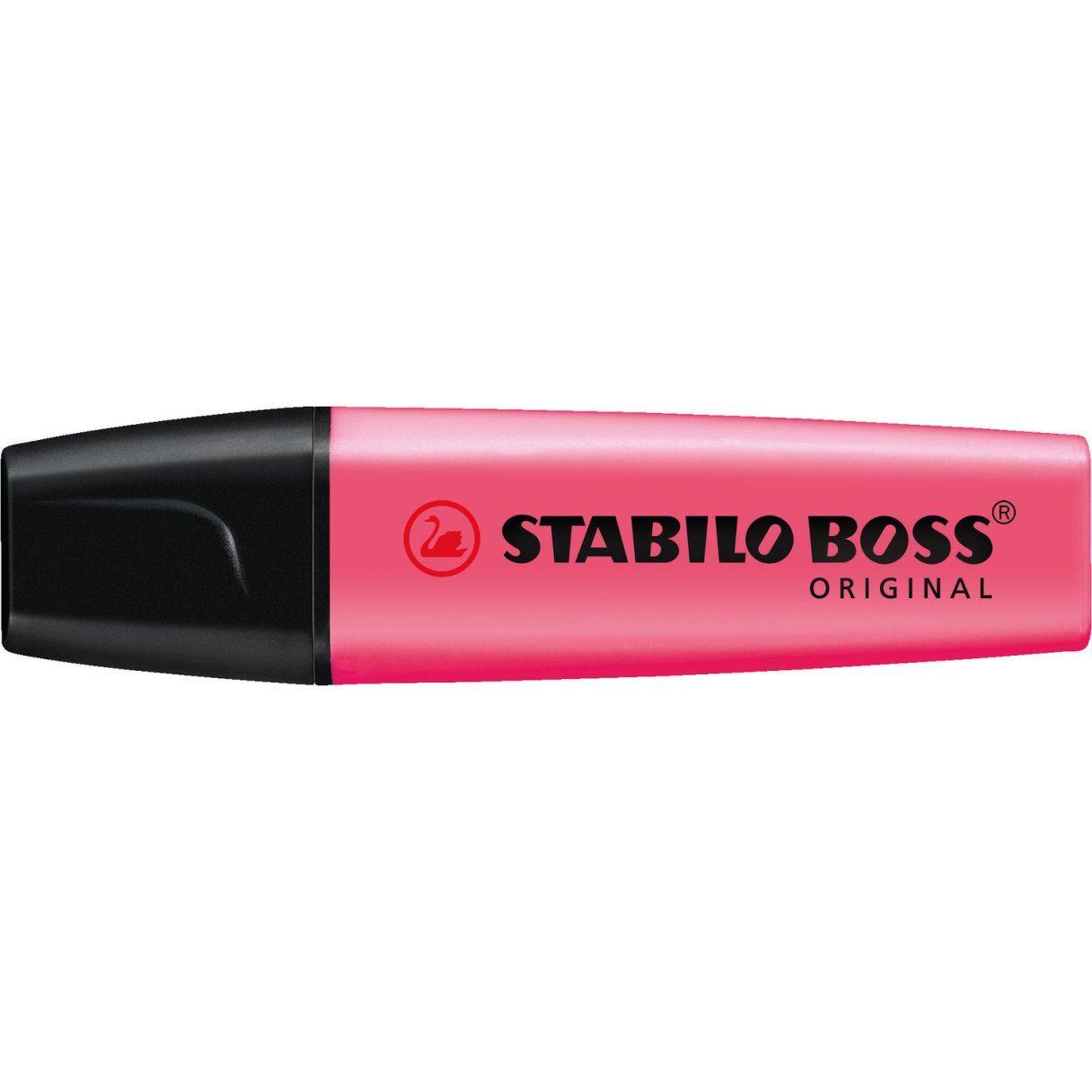 Destacador Stabilo Boss color rosado-0