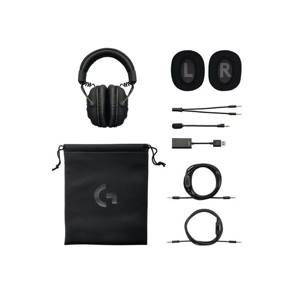 Audífono gamer Logitech G PRO X con micrófono-5
