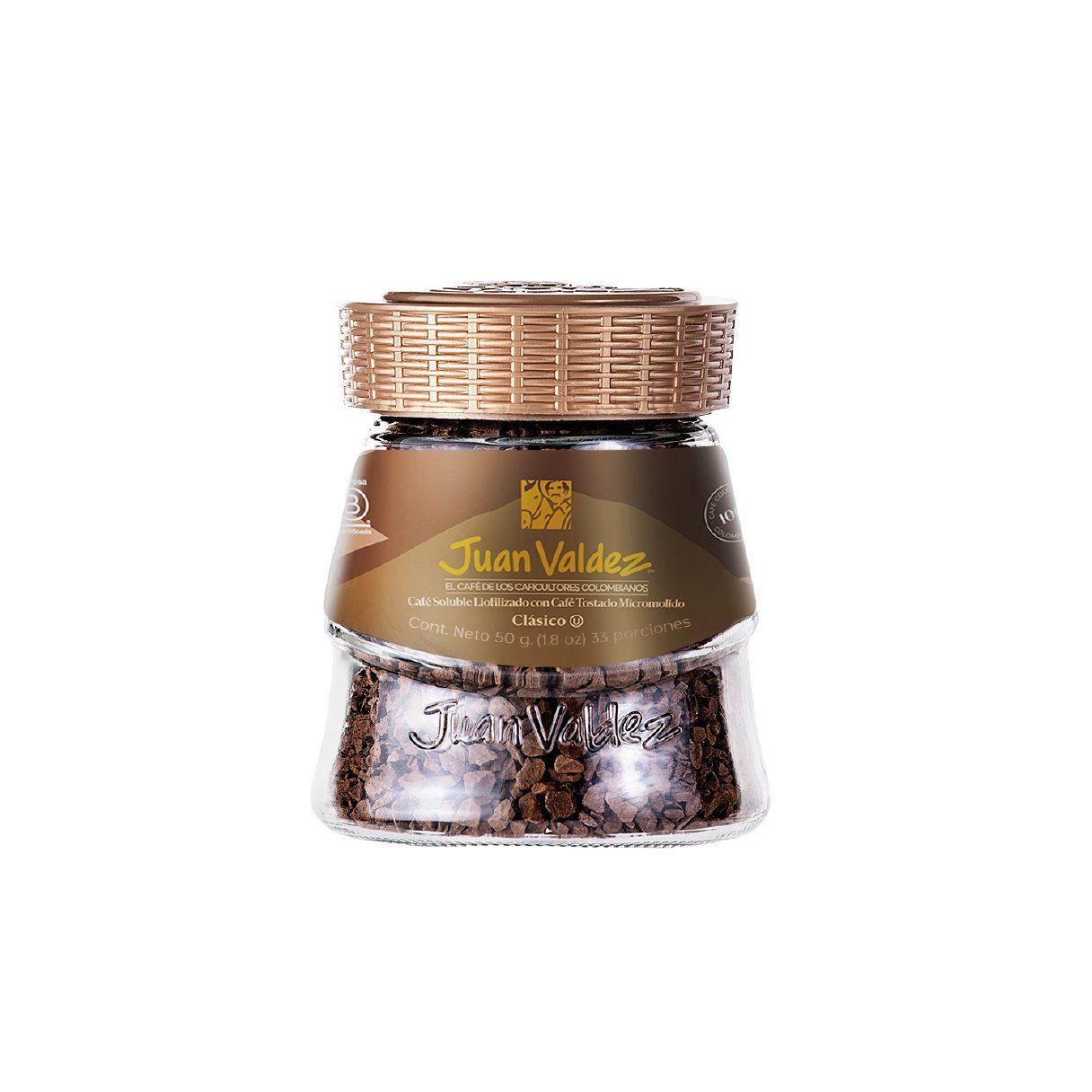 Café instantáneo liofilizado Juan Valdez 50 g-1