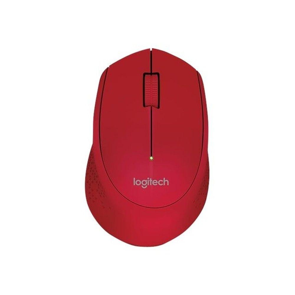 Mouse inalámbrico Logitech M280 2.4 GHz 1000 DPI rojo-0