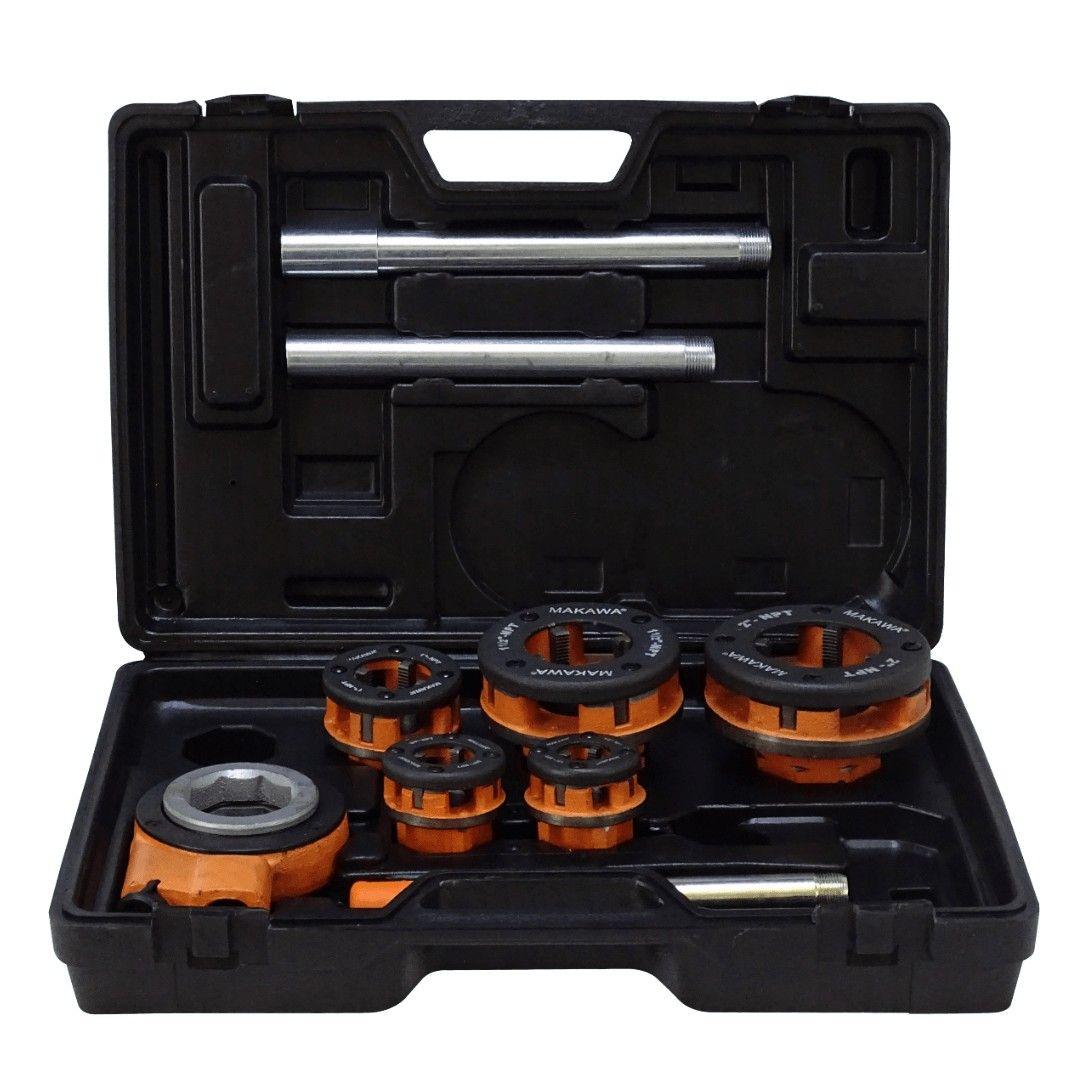 Kit de herramientas Makawa para hacer hilo EMT 1/2 a 2 pulgadas-1