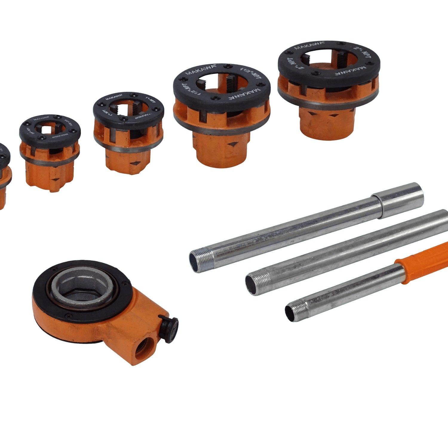 Kit de herramientas Makawa para hacer hilo EMT 1/2 a 2 pulgadas-4