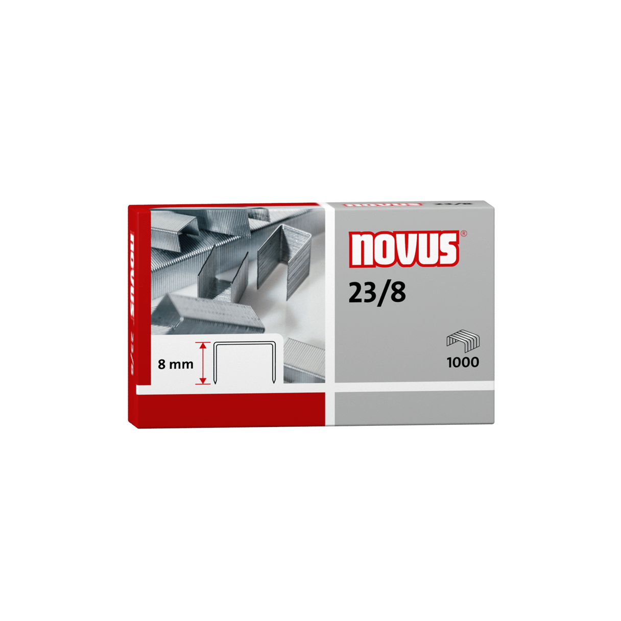 Corchetes Novus 23/8 caja de 1000 unidades-1