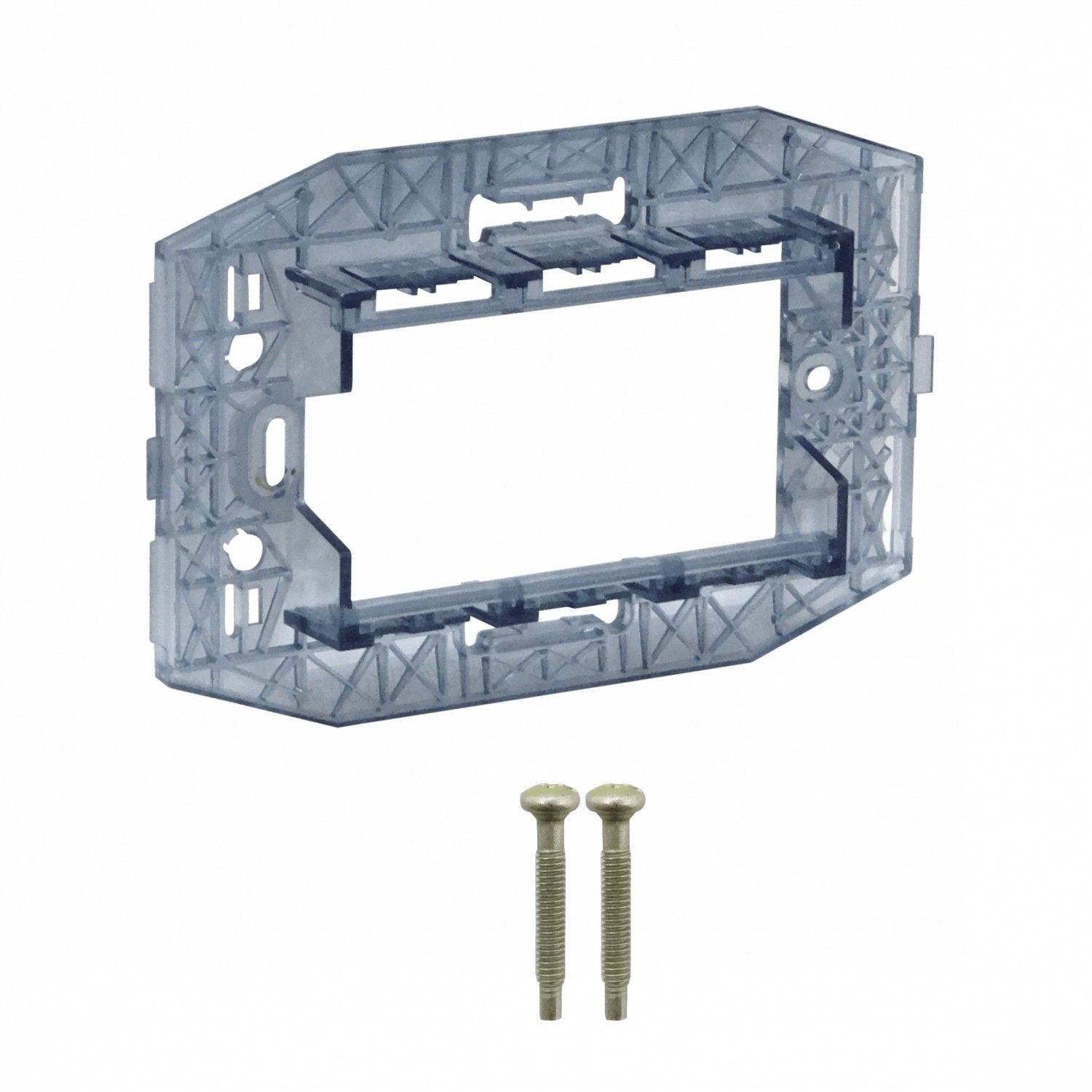 Bastidor Kalop 3 puestos universal con tornillos para 3 módulos-2