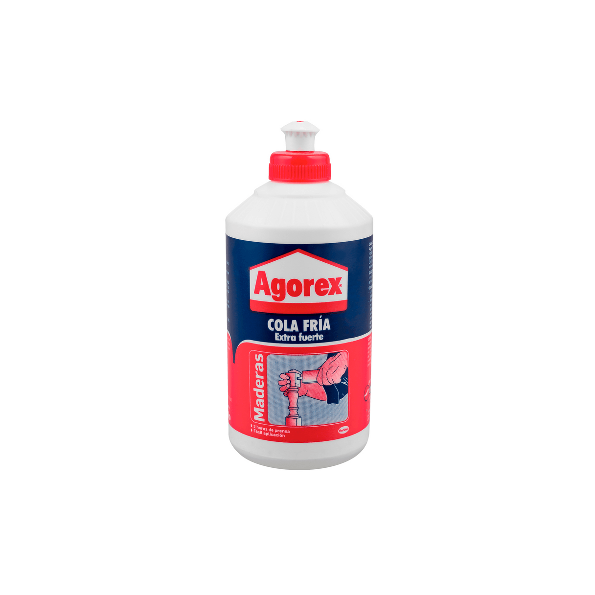 Adhesivo cola fría Agorex extra fuerte 500 g blanco-1