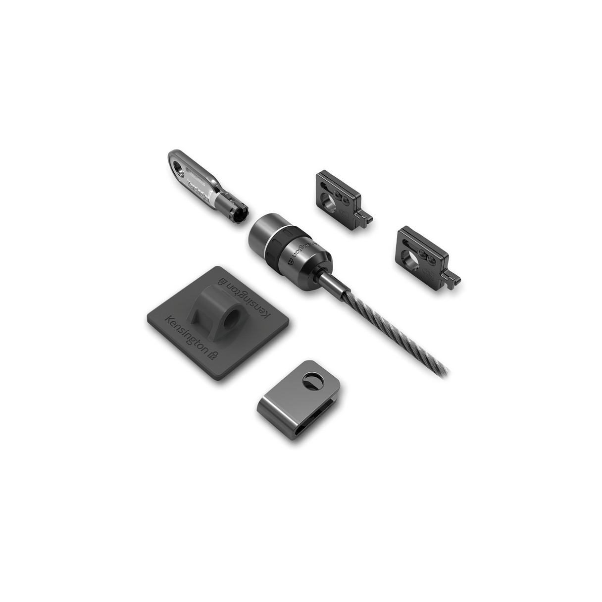 Cable de seguridad Kensington con llave para monitor-1