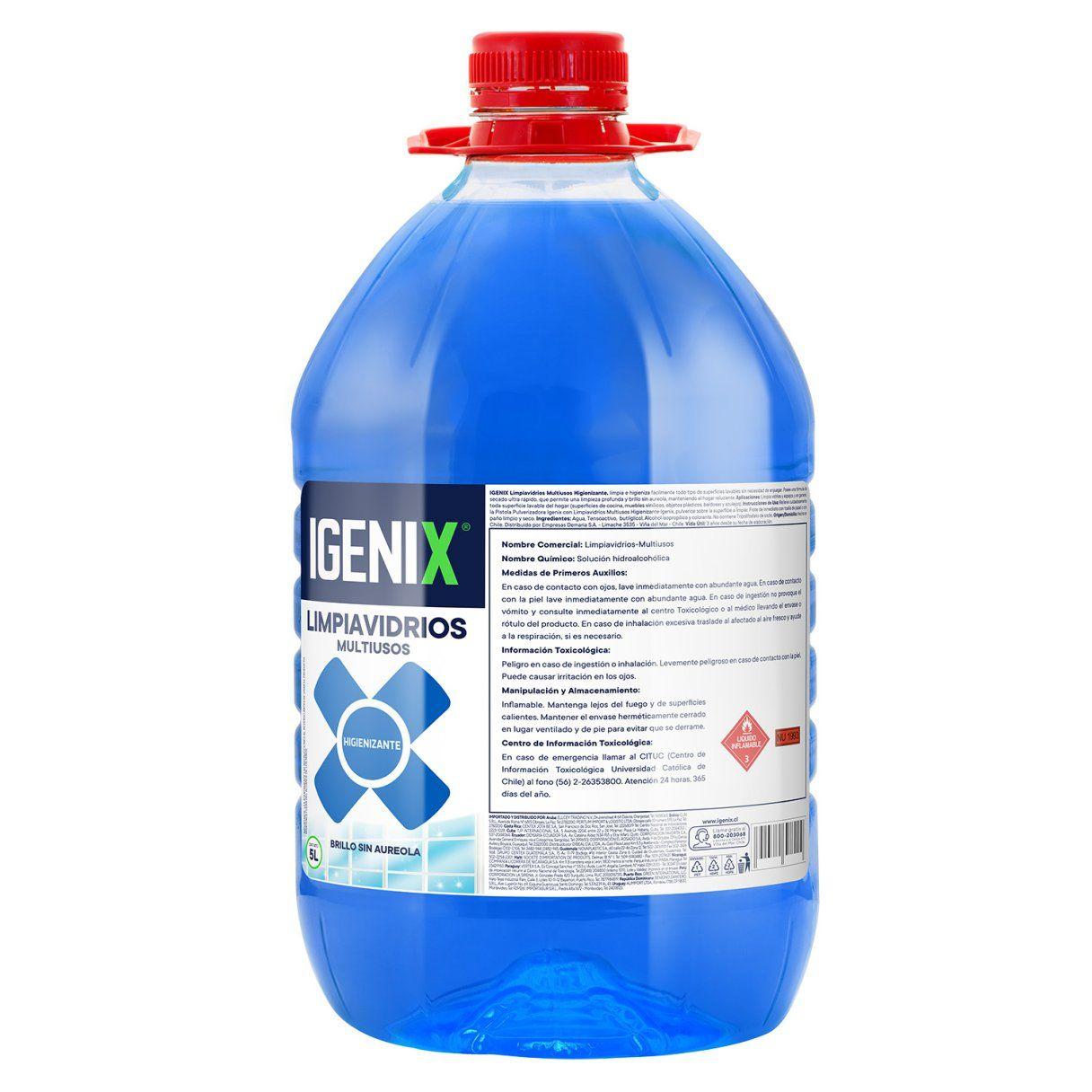 Limpiavidrios Igenix higienizante bidón 5 L-1