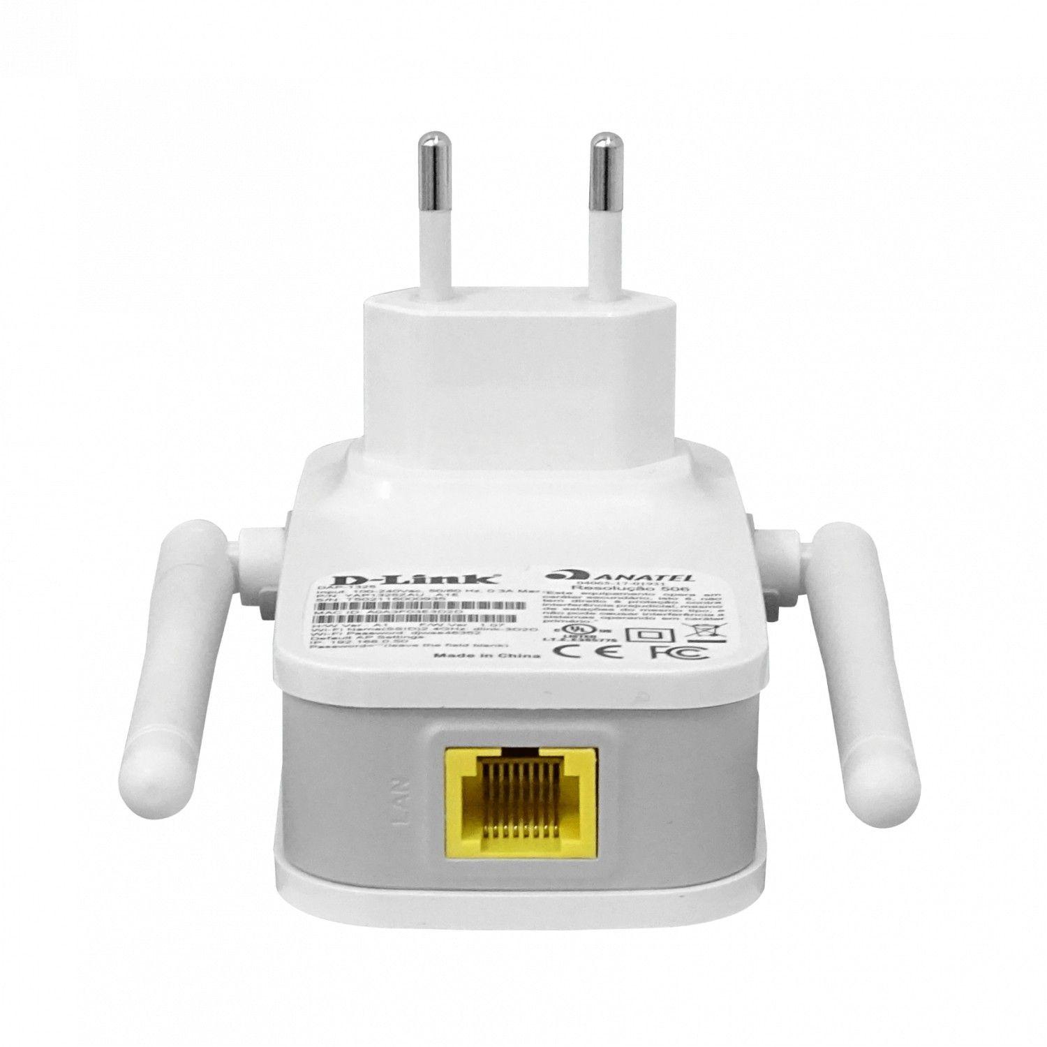 Repetidor D-Link N300 2,4 GHz con 2 antenas fijas-3