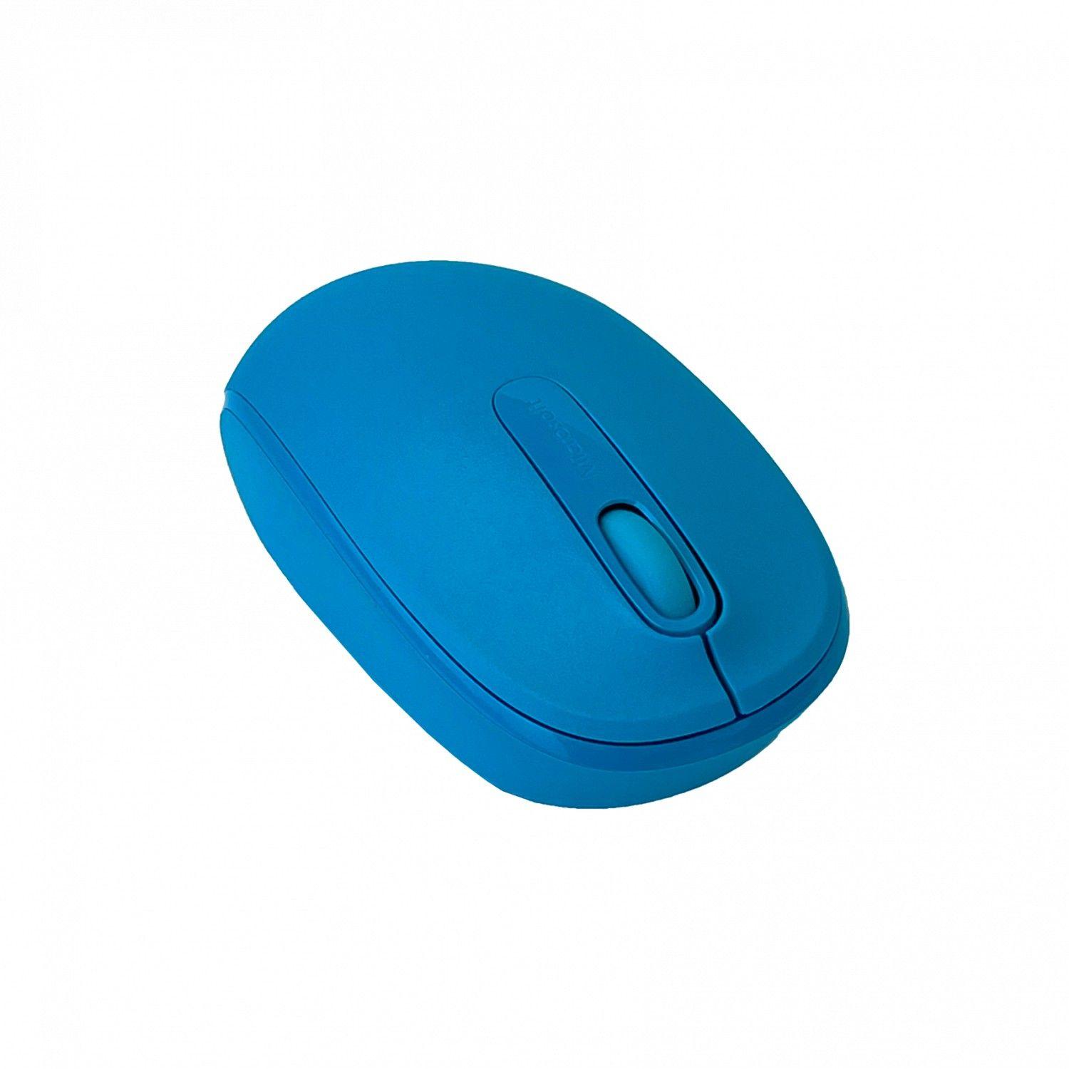 Mouse inalambrico USB-AM 2,4 GHz 1 AA celeste-0