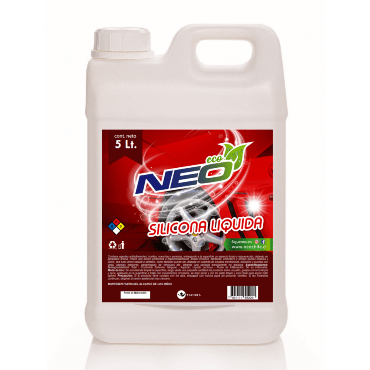 Silicona líquida NEO antiadherente 5 L-1