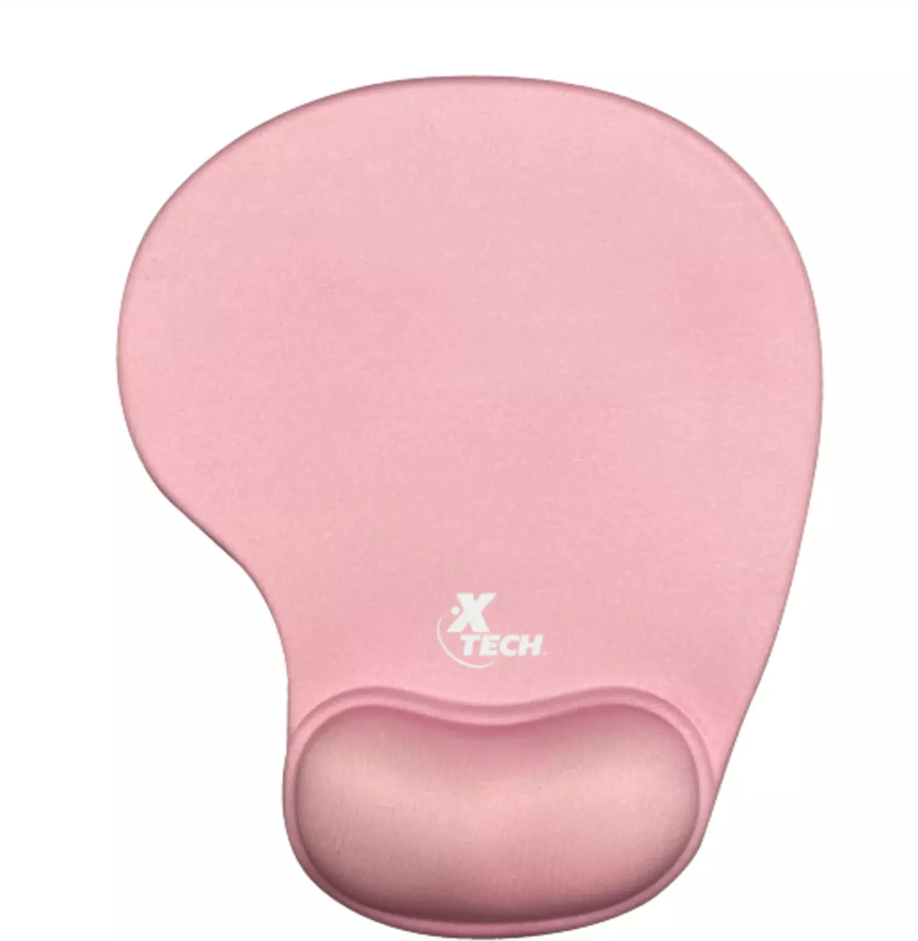 Mouse pad Xtech Skadi con reposamuñecas color rosado-1