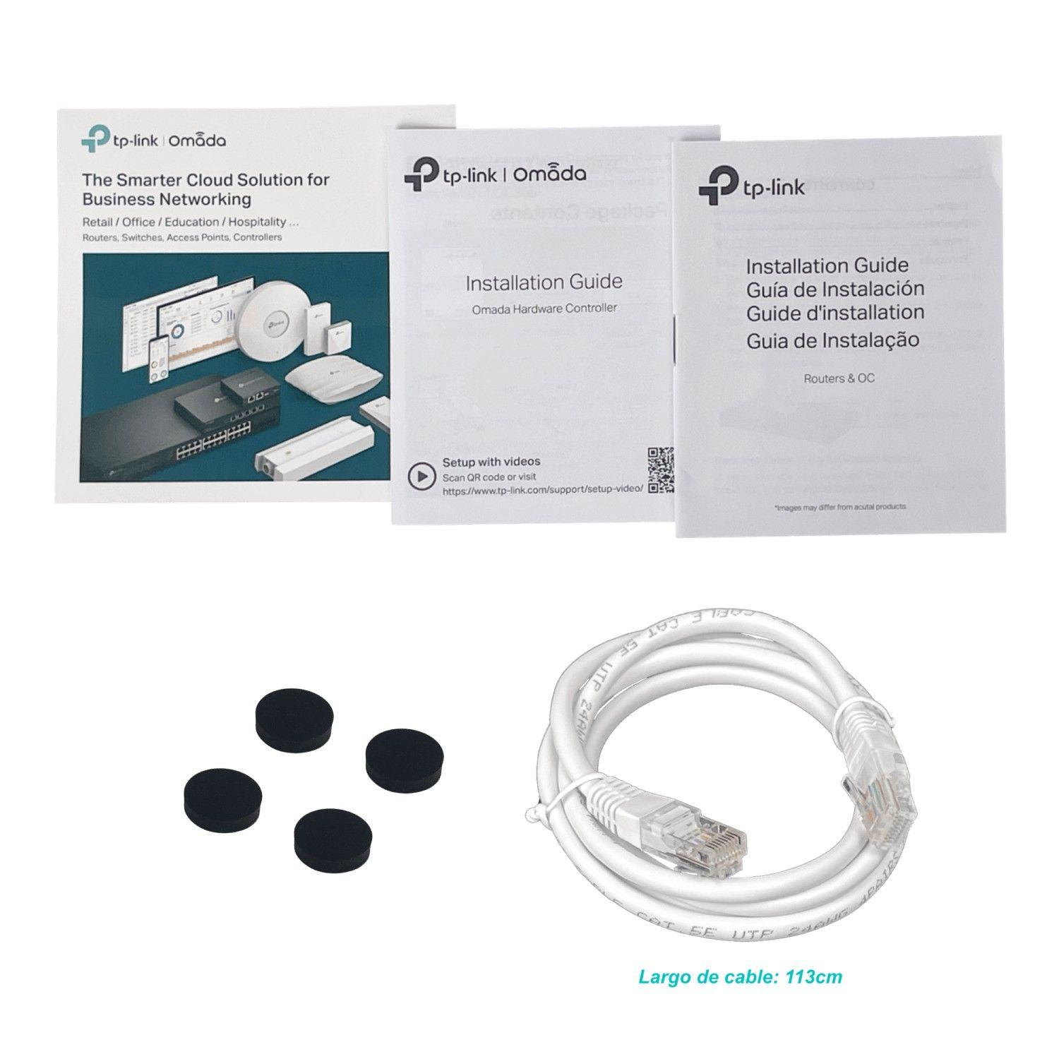 Controlador TP-LINK Omada 2-100 con PoE 48 V USB-AH 100 100x98 mm-4
