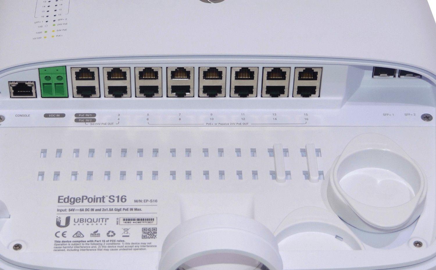 Switch Ubiquiti EdgePoint S16 16 puertos Gigabit PoE 2 SFP+ 10G-4
